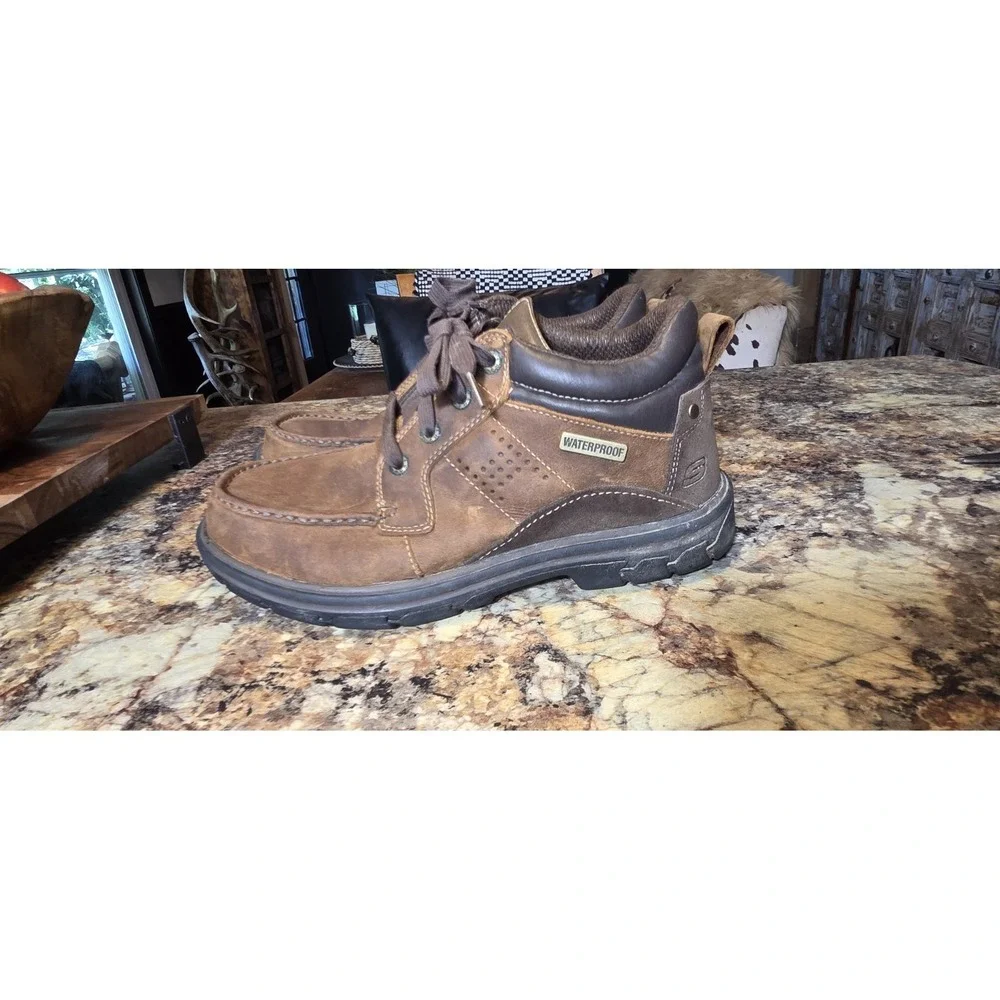 Sketchers Waterproof Segment Melego Chukka Boots,size 8,Walking,  Casual, Church